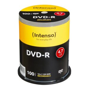 Intenso 100 x DVD-R - 4,7 GB 16x - Fuso