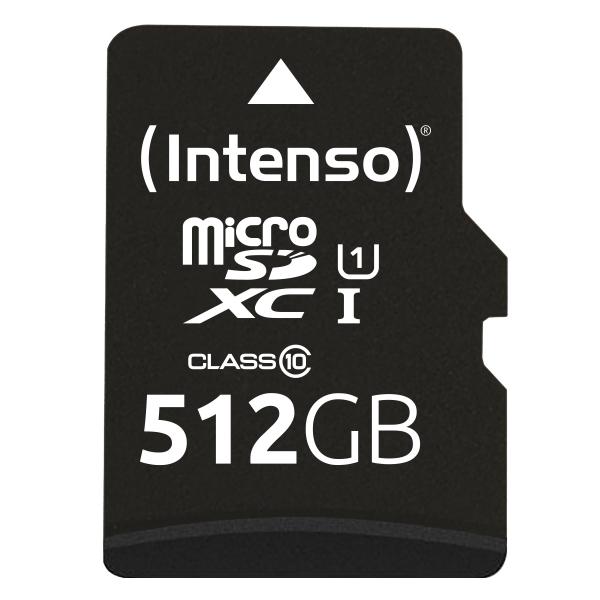 Intenso Premium - Scheda di memoria flash (adattatore da microSDXC a SD incluso)