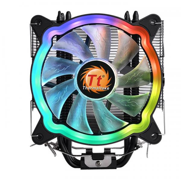 Thermaltake UX200 ARGB Lighting - Raffreddatore ad aria del processore - (per: LGA775, LGA1156, AM2, AM2+, AM3, LGA1155, AM3+, FM1, FM2, LGA1150, LGA1151, AM4, LGA1200)