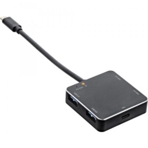 Hub USB 3.2 InLine: da USB-C a 4 porte USB-A con PD fino a 60 W