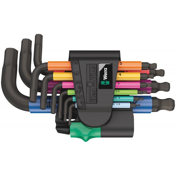 Wera 950/9 Hex-Plus - Inbusschlüssel-Set - 9 Stücke