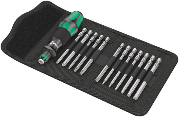 Wera Bicycle Set 2 - supporto manuale con set di punte - 13 pezzi