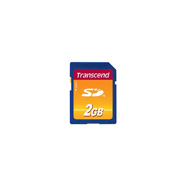 Scheda di memoria flash Transcend - 2 GB - SD