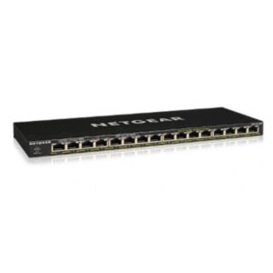 Netgear GS316P - Switch - non gestito - 16 x 10/100/1000 (PoE+)