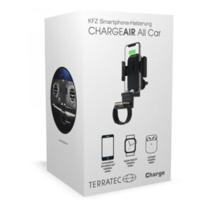 TerraTec ChargeAir All Car - base di ricarica per auto + alimentatore per auto