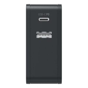 Ansmann 254PD - alimentatore - 60 watt - PD, QC 3.0 - 2 porte di uscita (USB, USB-C a 24 pin)