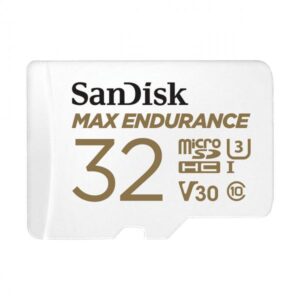 SanDisk Max Endurance - Scheda di memoria flash (adattatore microSDHC/SD incluso)