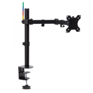 Braccio per monitor esteso Kensington SmartFit Ergo singolo - kit di montaggio - braccio regolabile - per monitor - acciaio verniciato a polvere - nero - dimensioni dello schermo: fino a 86,4 cm (fino a 34 pollici)