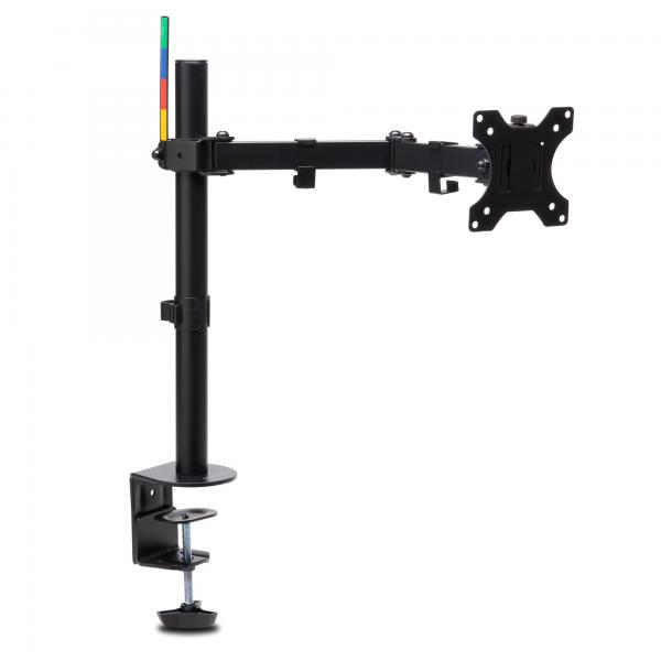 Braccio per monitor esteso Kensington SmartFit Ergo singolo - kit di montaggio - braccio regolabile - per monitor - acciaio verniciato a polvere - nero - dimensioni dello schermo: fino a 86,4 cm (fino a 34 pollici)