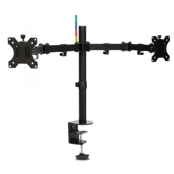 Braccio per monitor doppio esteso Kensington SmartFit Ergo - kit di montaggio - braccio regolabile - per 2 monitor - metallo - nero - dimensioni dello schermo: fino a 81,3 cm (fino a 32 pollici)