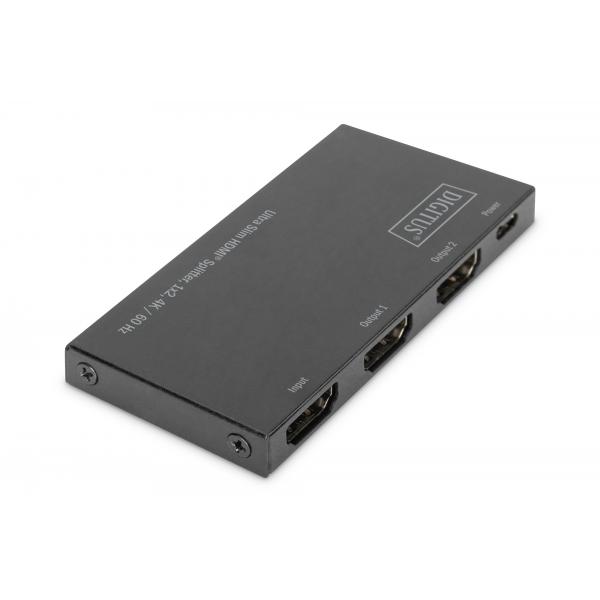 Splitter HDMI® ultra sottile DIGITUS, 1x2, 4K / 60 Hz