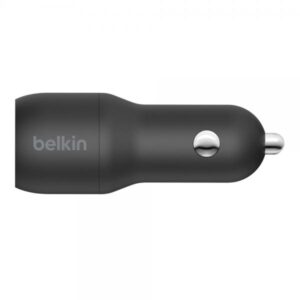 Caricabatterie doppio Belkin BoostCharge - Alimentatore da auto - 24 Watt - 4,8 A - 2 porte di uscita (USB)