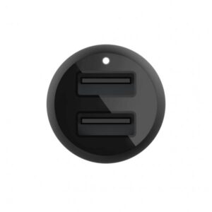 Caricabatterie doppio Belkin BoostCharge - Alimentatore da auto - 24 Watt - 4,8 A - 2 porte di uscita (USB)