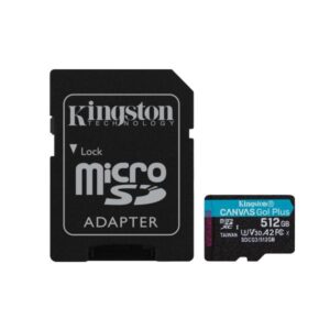 Kingston Tela Vai! Inoltre: scheda di memoria flash (adattatore da microSDXC a SD incluso)