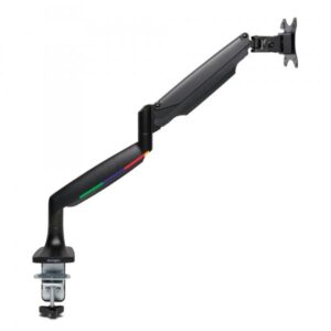 Braccio per monitor singolo regolabile in altezza One-Touch SmartFit Kensington - kit di montaggio - braccio regolabile - per monitor - plastica, alluminio, acciaio - dimensioni dello schermo: 33-86,4 cm (13"-34")