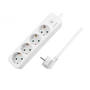 Presa multipla LogiLink - CA 250 V - 3680 watt - ingresso, alimentazione in ingresso - connessioni in uscita: 4 (4 x CEE 7/3)