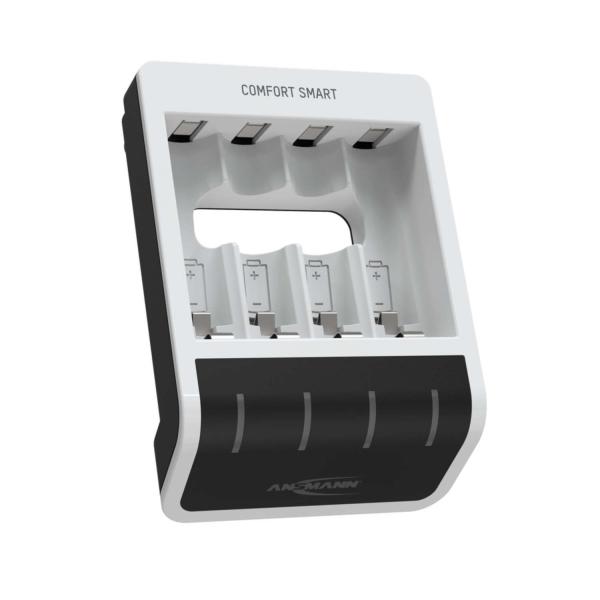 Ansmann Comfort Smart - Caricabatterie USB da 1,5 ore - (per 4xAA/AAA)