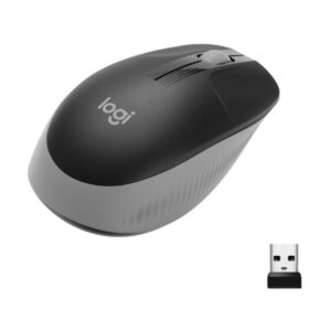 Logitech M190 - mouse - ottico - 3 pulsanti - wireless - ricevitore wireless (USB)