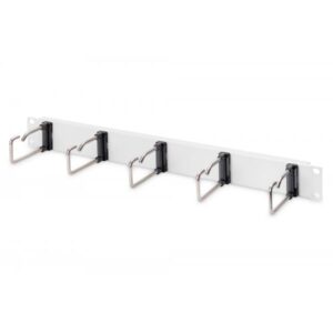 Pannello di gestione cavi DIGITUS con staffe in acciaio per armadi da 482,6 mm (19"), 1U