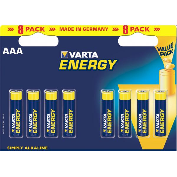 Varta Energy 4103 - Batterie 8 x AAA - Alkalisch