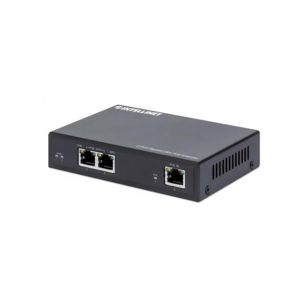 Extender Intellinet Gigabit Ultra PoE a 2 porte, aggiunge fino a 100 m (328 piedi)