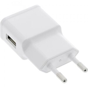 Caricatore USB singolo InLine - alimentatore - 100-240 V a 5 V/1,2 A - bianco