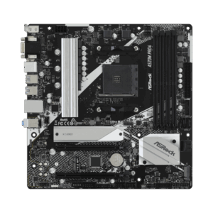 ASRock A520M Pro4 - scheda madre - micro ATX - Socket AM4 - chipset AMD A520 - USB-C Gen1, USB 3.2 Gen 1 - Gigabit LAN - grafica integrata (CPU richiesta)