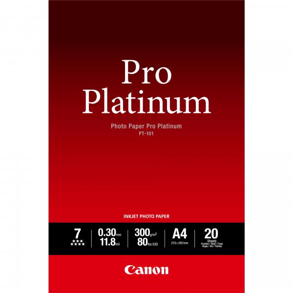 Carta fotografica Canon Pro Platinum - A4 (210 x 297 mm)