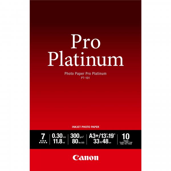 Carta fotografica Canon Pro Platinum - A3 plus (329 x 423 mm)