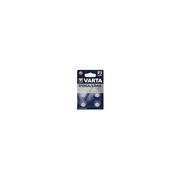 Varta 04276 101 404, batteria usa e getta, LR44, alcalina, 1,5 V, 4 pezzo(i), 130 mAh