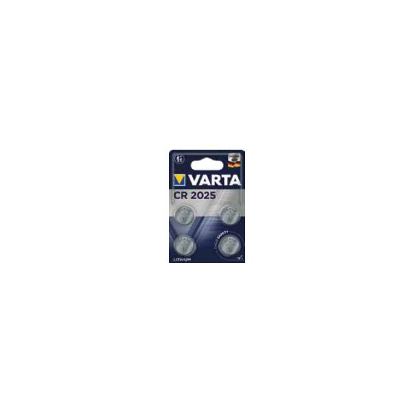 Varta 06025 101 404, Batteria usa e getta, CR2025, Litio, 3 V, 4 pezzo(i), 160 mAh