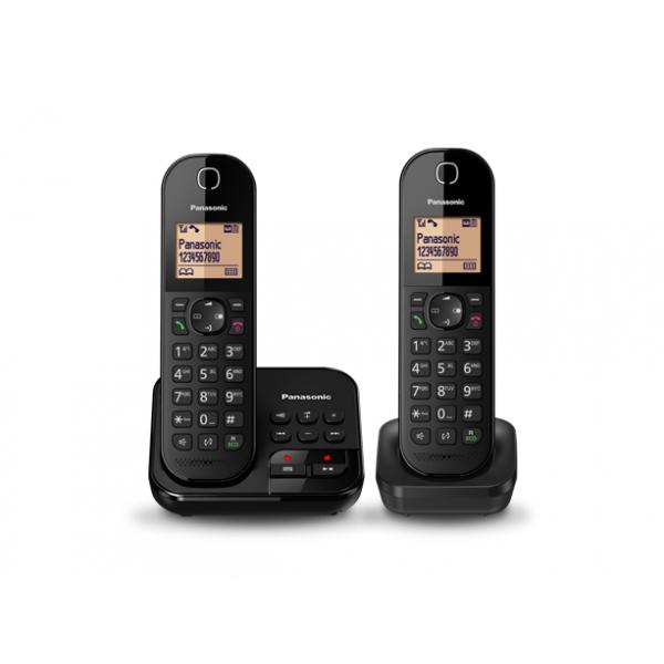 Panasonic KX-TGC422G - telefono cordless - segreteria telefonica con visualizzazione del numero del chiamante