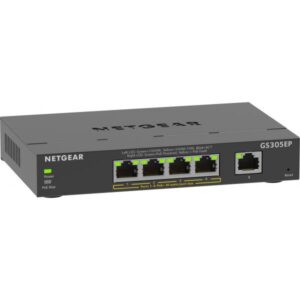 Netgear Plus GS305EP - Switch - Intelligente - 5 x 10/100/1000 (4 PoE+)