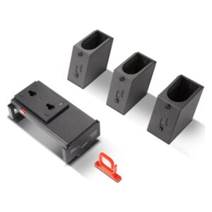 Staffa di montaggio per docking station Lenovo G2 - kit di montaggio per docking station - può essere montato sotto il tavolo, può essere montato sopra il monitor - 55,9 cm, 61 cm (22", 24")