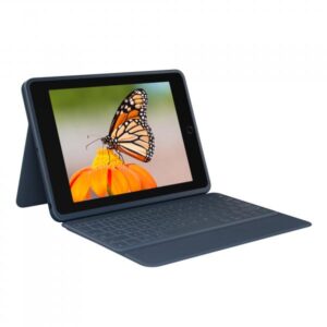Logitech Rugged Combo 3 For Education - Tastiera e custodia Folio - Connettore Apple Smart - QWERTZ - Svizzera - Scuola primaria e secondaria - per iPad Apple da 10,2 pollici (7a generazione, 8a generazione, 9a generazione)