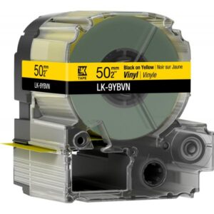 Epson LK-9YBVN - Vinile - Nero su giallo - Rotolo (5 cm x 7 m)