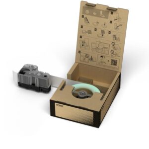 Epson BR-VN24WB-E - Vinile - Nero su bianco - Rotolo (2,4 cm x 45 m)