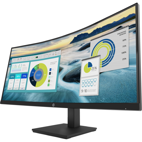 HP P34hc G4 - Serie P - Monitor LED - curvo - 86,36 cm (34")