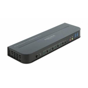 Delock Switch KVM DisplayPort 1.4 8K 30 Hz con USB 3.0 e audio