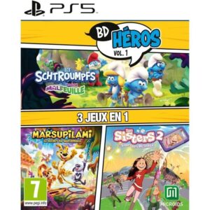 Pack Comics Heros Vol.1: I Puffi Missione Malfeuille Sisters 1 Marsupilami - Gioco PS5