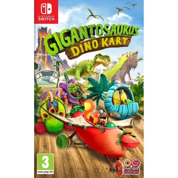 Gigantosauro Dino Kart Jeu Switch