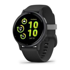Orologio GPS connesso - GARMIN - Vivoactive 5 - WiFi - 30,4 mm (1,2) - Grigio con cinturino nero