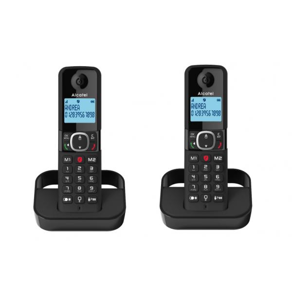 Telefono fisso cordless - ALCATEL - F860 duo nero - Blocco delle chiamate indesiderate