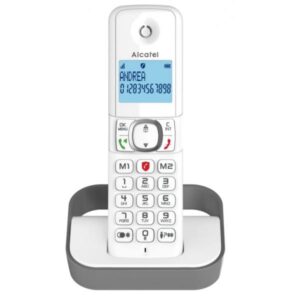 Telefono cordless fisso - ALCATEL - F860 solo grigio - Blocco delle chiamate indesiderate