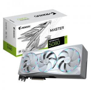 Scheda grafica - GIGABYTE - AORUS GeForce RTX 5080 MASTER ICE - 16 GB