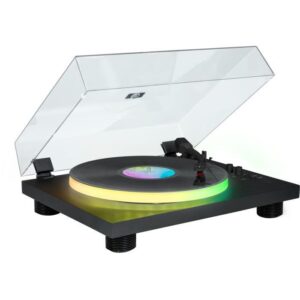 Giradischi - BIGBEN INTERACTIVE - Piatto luminoso - Trasmissione a cinghia - Bluetooth - Effetti luce