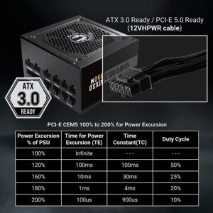 BITFENIX BFG GOLD 850W (80+ Gold) ATX 3.0 - Alimentatore PC - 850W