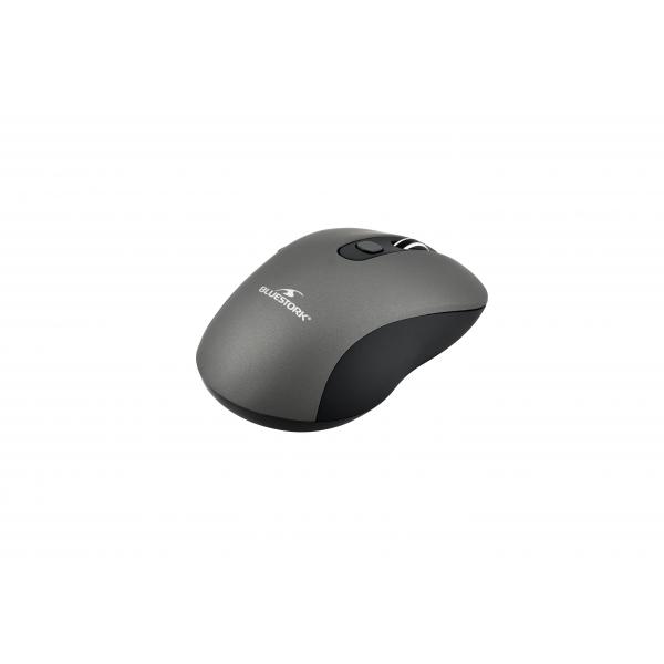 Mouse wireless - 2,4 GHz - 6 pulsanti - Grigio