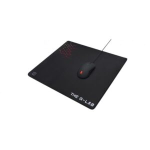 Tappetino per mouse da gioco THE G-LAB L 450x400x4mm con gomma antiscivolo