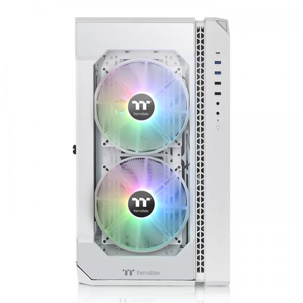 Case PC - THERMALTAKE - View 51 TG ARGB - Case senza alimentatore - Large tower - Formato E-ATX - Bianco (CA-1Q6-00M6WN-00)